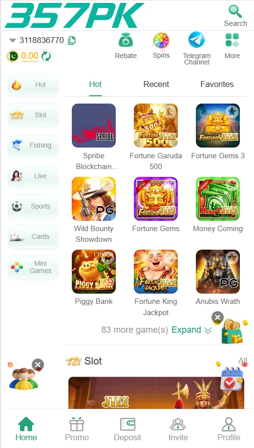 357PK Game banner 1